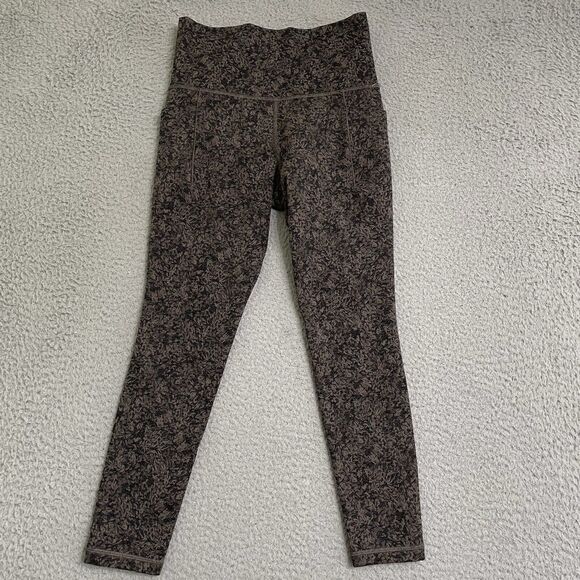 Athleta Salutation Stash Pocket II Textured 7/8 Tight, Coffee House XS #599741 - Picture 1 of 8